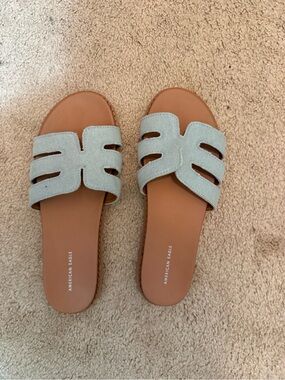 Denim sandals